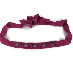 J. Crew WRAP Belt Magenta
